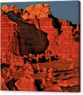 Panorama Hoodoos Goblin Valley Utah Canvas Print