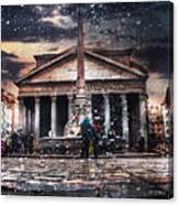 Pantheon-rome- Canvas Print