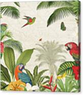 Parrot Paradise I Canvas Print