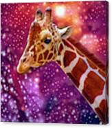 Party Animal Giraffe Canvas Print