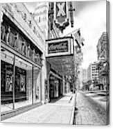 Peachtree Street And The Fox Theatre - Atlanta Canvas Print