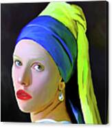 Pearl Girl Canvas Print