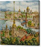 Peter And Paul's Fortress Canvas Print