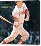 Philadelphia Phillies Johnny Callison... Sports Illustrated Cover Canvas Print