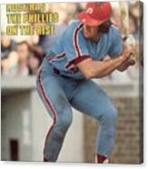 Philadelphia Phillies Pete Rose... Sports Illustrated Cover Canvas Print