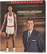 Philadelphia Warriors Coach Frank Mcguire And Wilt Sports Illustrated Cover Canvas Print
