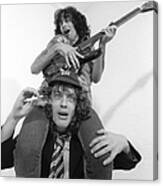 Photo Of Ac Dc And Bon Scott And Acdc Canvas Print