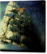 Picture Of A Sailboat Painted On A Canvas Print
