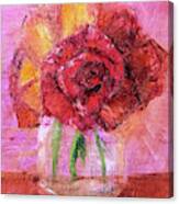 Pink And Red Canvas Print