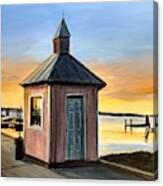 Pink Shed Canvas Print