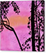 Pink Sky Sunset Canvas Print