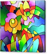 Pinwheel Blooms Canvas Print