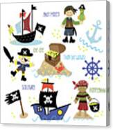 Pirates & Ships Canvas Print