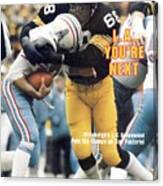 Pittsburgh Steelers L.c. Greenwood, 1980 Afc Championship Sports Illustrated Cover Canvas Print