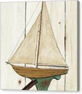 Pond Yacht I Canvas Print
