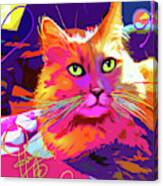 Popcat Babycat Canvas Print