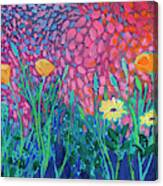 Poppies At Twilight Canvas Print
