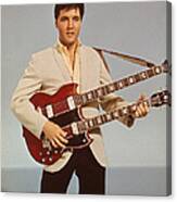 Portrait Of Elvis Presley Canvas Print