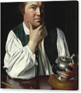 Portrait Of Paul Revere Canvas Print