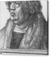 Portrait Of Pirkheimer, 1524 Canvas Print