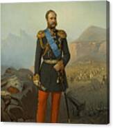 Portrait Of Prince Alexander Ivanovich Canvas Print