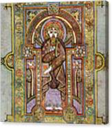 Portrait Of St Matthew, 800 Ad, 20th Canvas Print