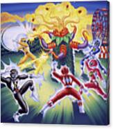 Power Rangers Art Canvas Print