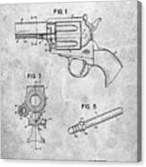 Pp1023-slate Ruger Revolver Patent Art Canvas Print
