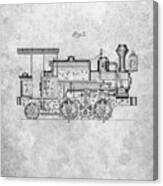 Pp122- Steam Locomotive 1886 Patent Poster Canvas Print