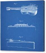 Pp139- Blueprint Stratton & Son Acoustic Guitar Patent Poster Canvas Print