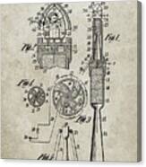 Pp230-sandstone Robert Goddard Rocket Patent Poster Canvas Print