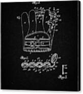 Pp272-vintage Black Denkert Baseball Glove Patent Poster Canvas Print