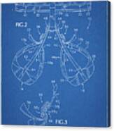 Pp297-blueprint Rock Climbing Harness Patent Poster Canvas Print
