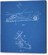 Pp302-blueprint Helicopter Tail Rotor Patent Poster Canvas Print