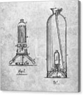 Pp461-slate Antique Fire Extinguisher 1880 Patent Poster Canvas Print