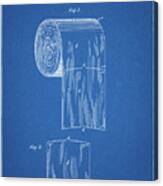 Pp53-blueprint Toilet Paper Patent Canvas Print