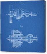 Pp840-blueprint Ford Drive Gear Patent Art Canvas Print