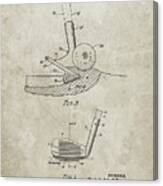 Pp859-sandstone Golf Sand Wedge Patent Poster Canvas Print