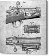 Pp913-slate Krag J?rgensen Repeating Rifle Patent Print Canvas Print