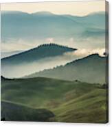 Pretty Morning In Toscany Canvas Print