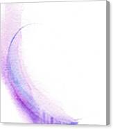 Pretty Purple Pink And Blue Watercolor Canvas Print