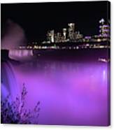 Purple Falls Canvas Print