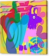 Purple Horse Power Canvas Print