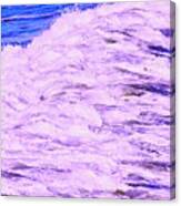Purple Splash Canvas Print