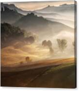 "in The Embrace Of The Fog" Canvas Print