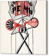 Radio Speaker No 4 Lenins Speech 1922 Canvas Print