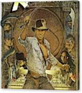 Raiders Of The Lost Ark -1981-. Canvas Print