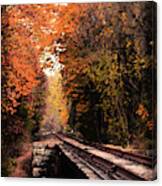 Railroad Bridge Over Shamokin Creek Canvas Print