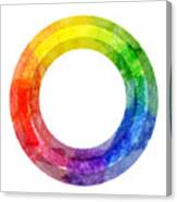 Rainbow Color Wheel Canvas Print