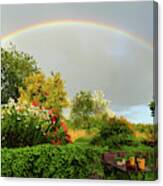 Rainbow Garden Canvas Print